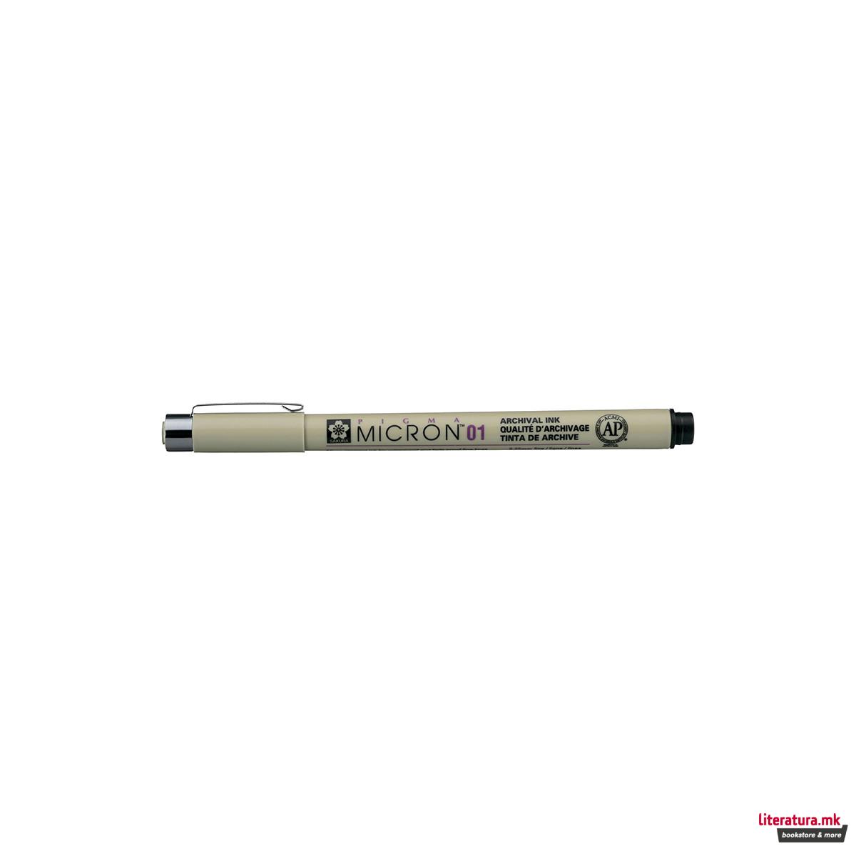 Фајнлајнер, Sakura, Pigma Micron, 01, 0.25 мм, црн 