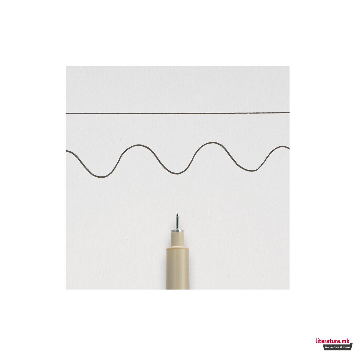 Фајнлајнер, Sakura, Pigma Micron, 02, 0.30 мм, црн 