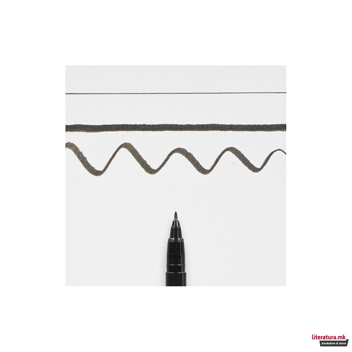 Брашпен, Sakura, Pigma Brushpen - Fine, црно 