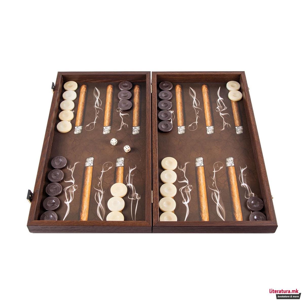 Сет за табла, Robusto Cigar Backgammon, голем 