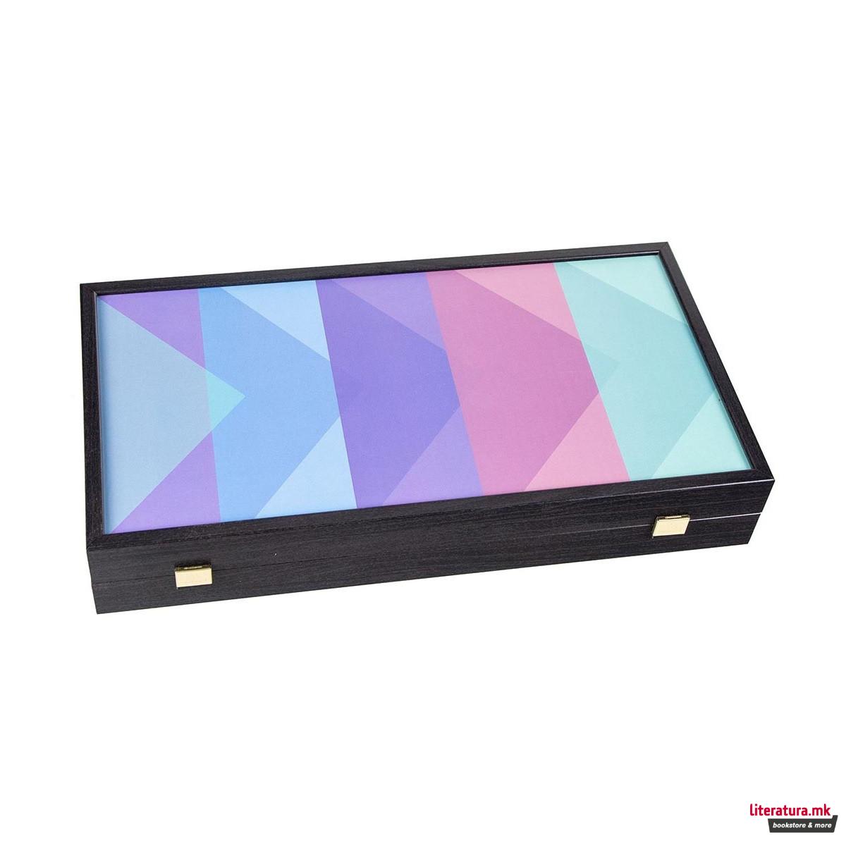 Сет за табла, Handcrafted Color Spectrum, голем 