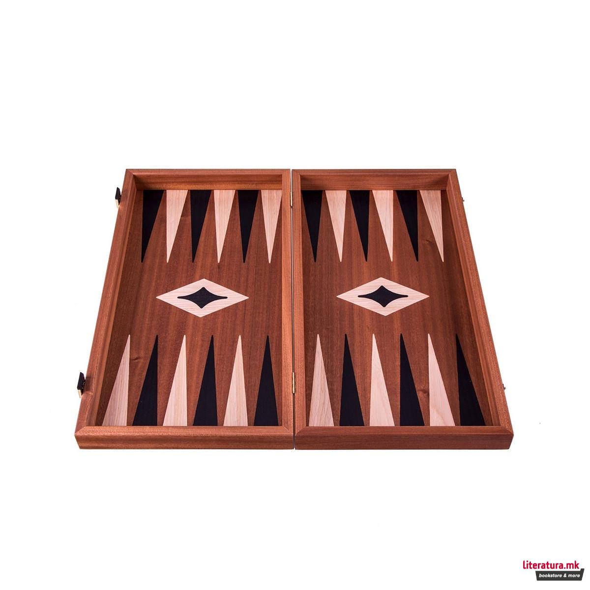 Сет за табла, Mahogany Backgammon, мал 