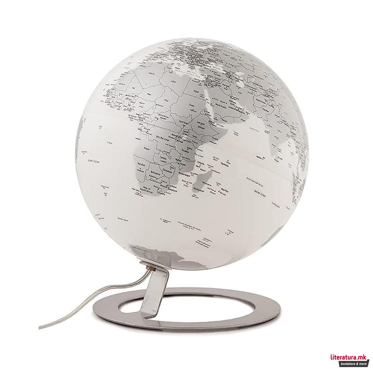 Глобус, Atmosphere, IGlobe Chrome, Ø25 цм 