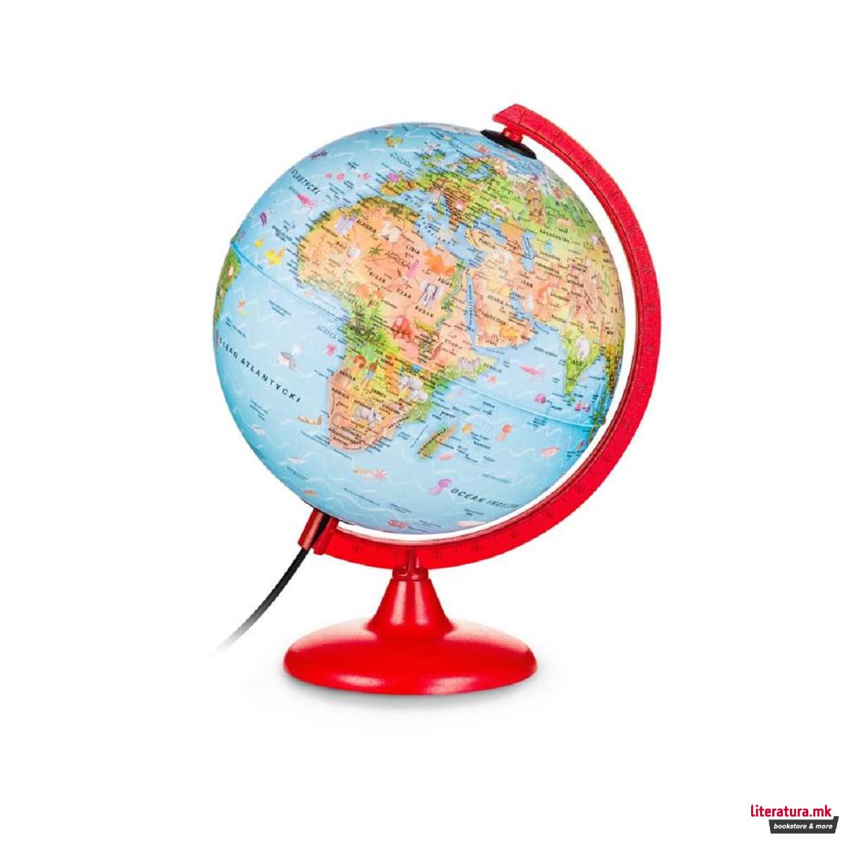 Глобус, Tecnodidattica, Zoo, Ø25 цм 