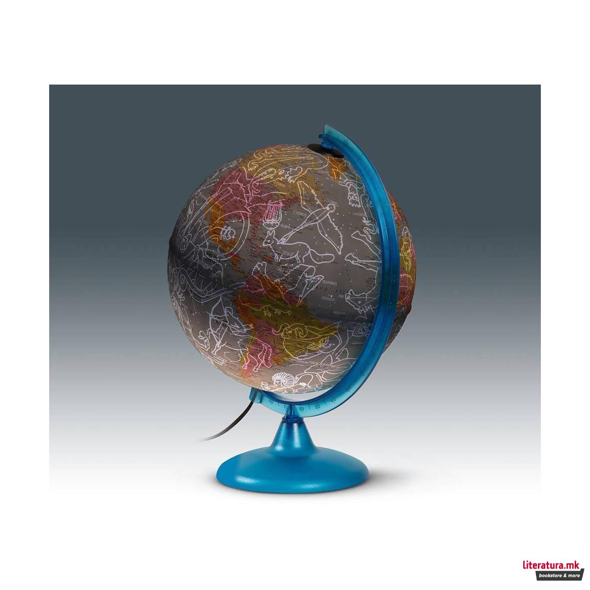 Глобус, Tecnodidattica, Night & Day, Ø25 цм