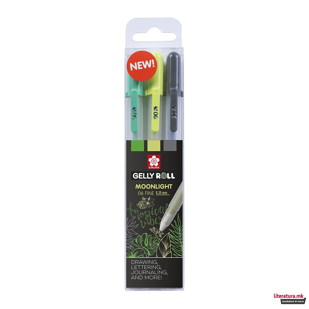 Сет ролери, Sakura, Gelly Roll Moonlight 06, Botanical, 1/3