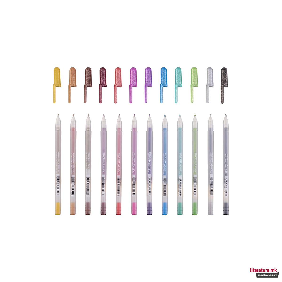 Сет ролери, Sakura, Gelly Roll Metallic Set, 1/12 