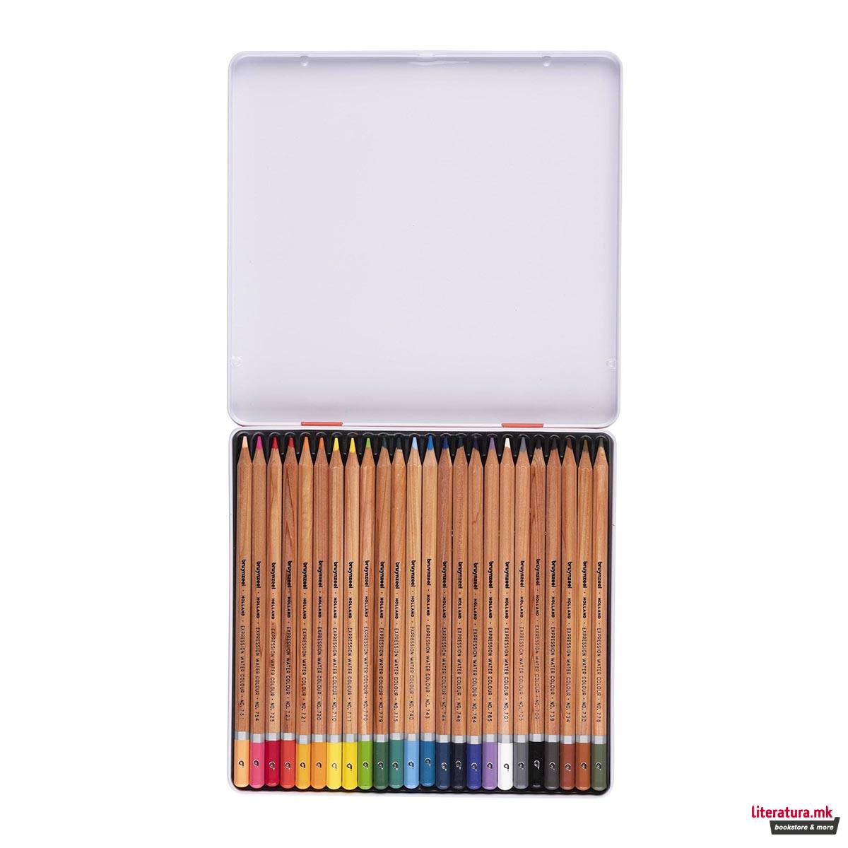 Акварелни дрвени бои, Bruynzeel, Expression Series - Water Colour Pencils, 1/24