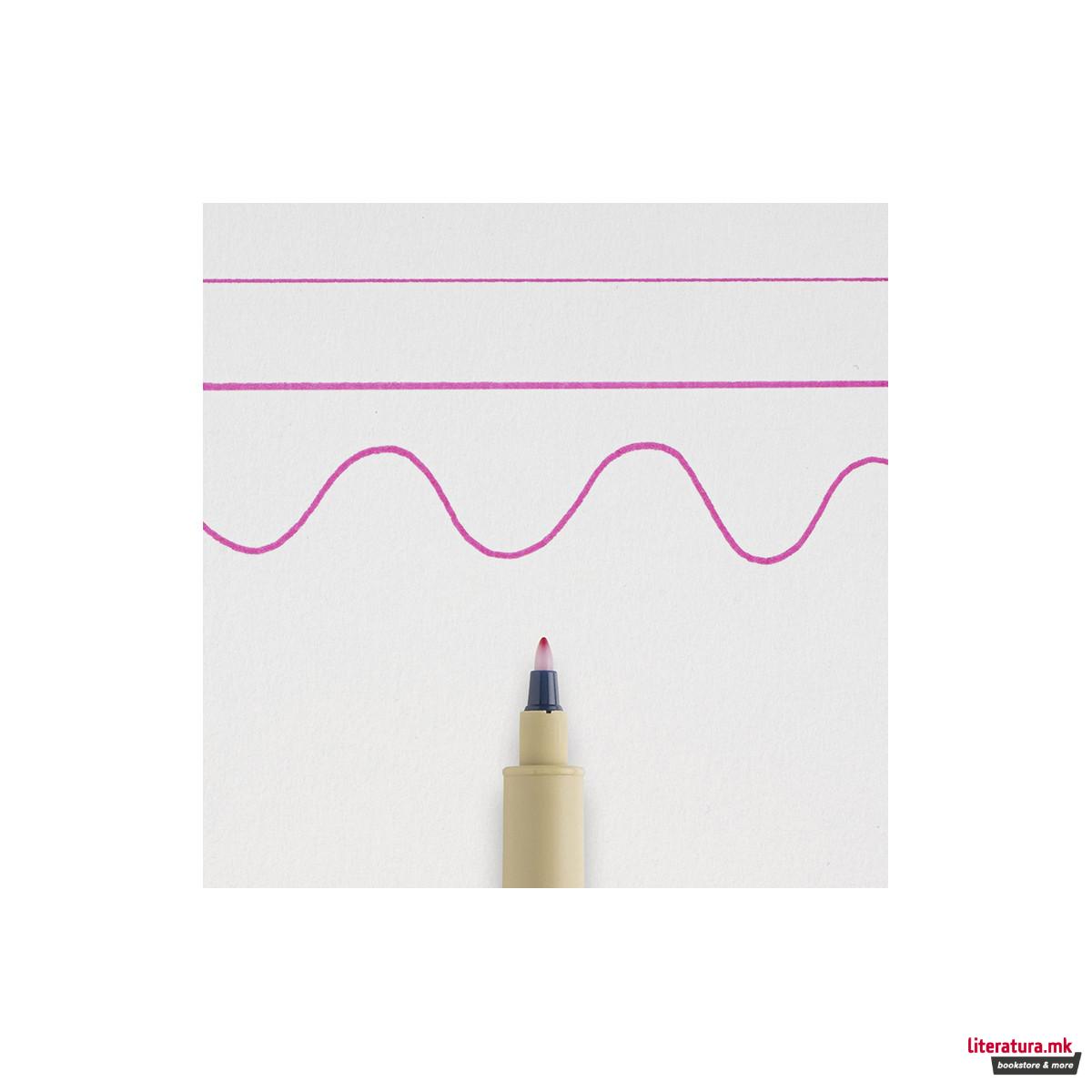 Фајнлајнер, Sakura, Pigma Micron PN, pink 