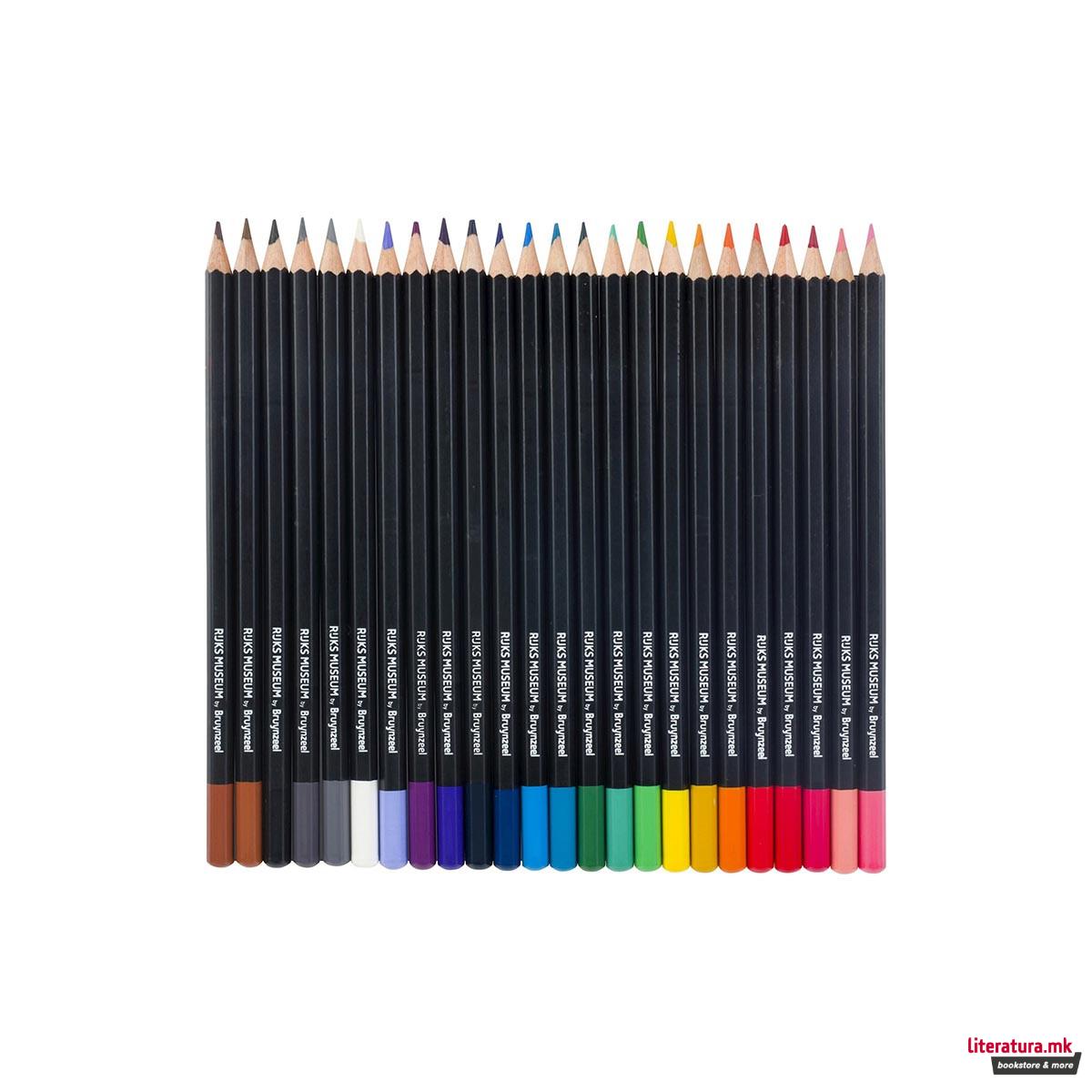 Сет моливи во боја, Bruynzeel, Dutch Masters, The Milkmaid, 24 бои