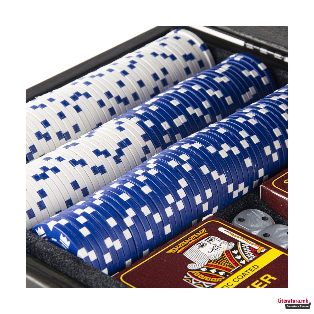 Сет за покер, Luxury Black Wooden Replica 