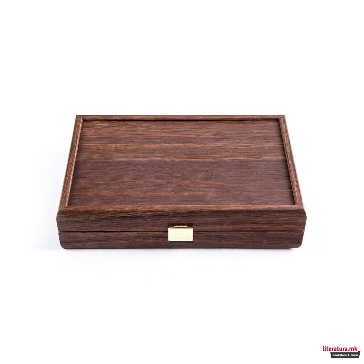 Карти за играње во кутија, Luxury Dark Brown 