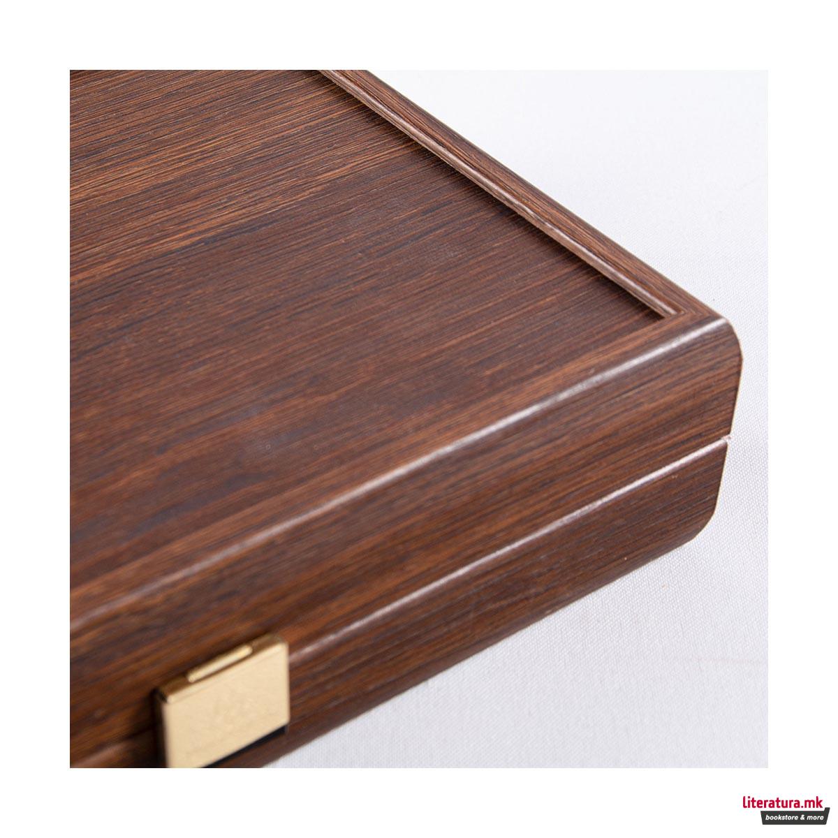 Карти за играње во кутија, Luxury Dark Brown 