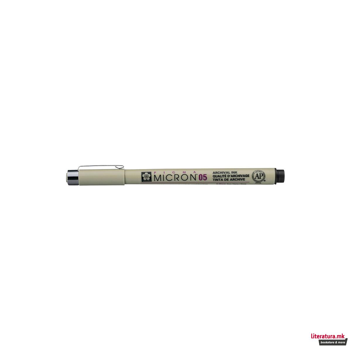 Фајнлајнер, Sakura, Pigma Micron 05, 0.45 мм, сепиа 