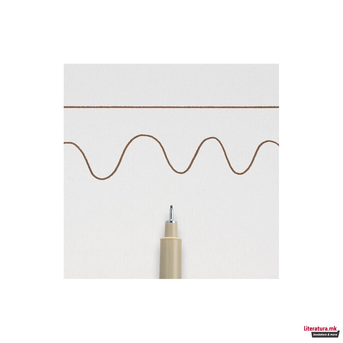 Фајнлајнер, Sakura, Pigma Micron 05, 0.45 мм, сепиа 