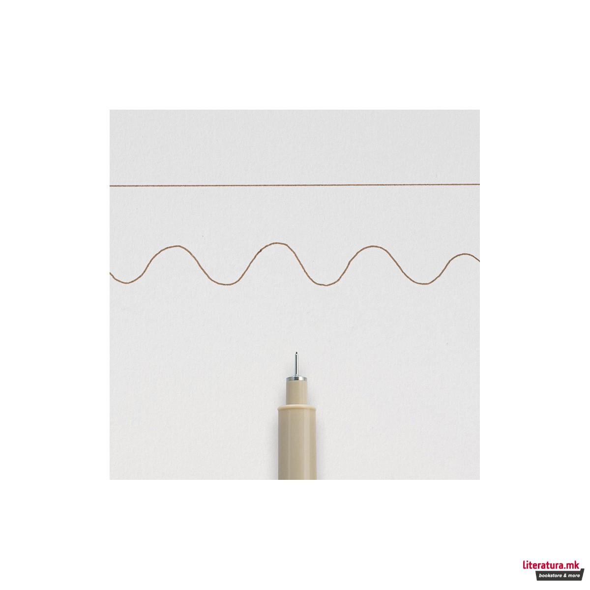 Фајнлајнер, Sakura, Pigma Micron 005, 0.2 мм, сепиа 