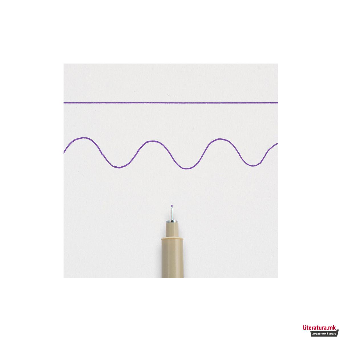 Фајнлајнер, Sakura, Pigma Micron 01, 0.25 мм, виолетов 