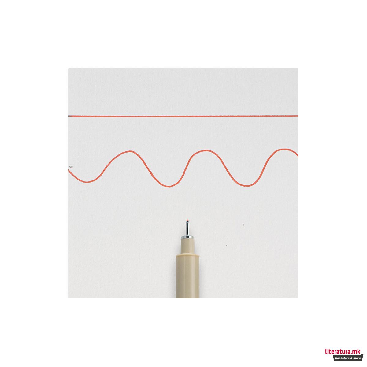 Фајнлајнер, Sakura, Pigma Micron 03, 0.35 мм, црвен 