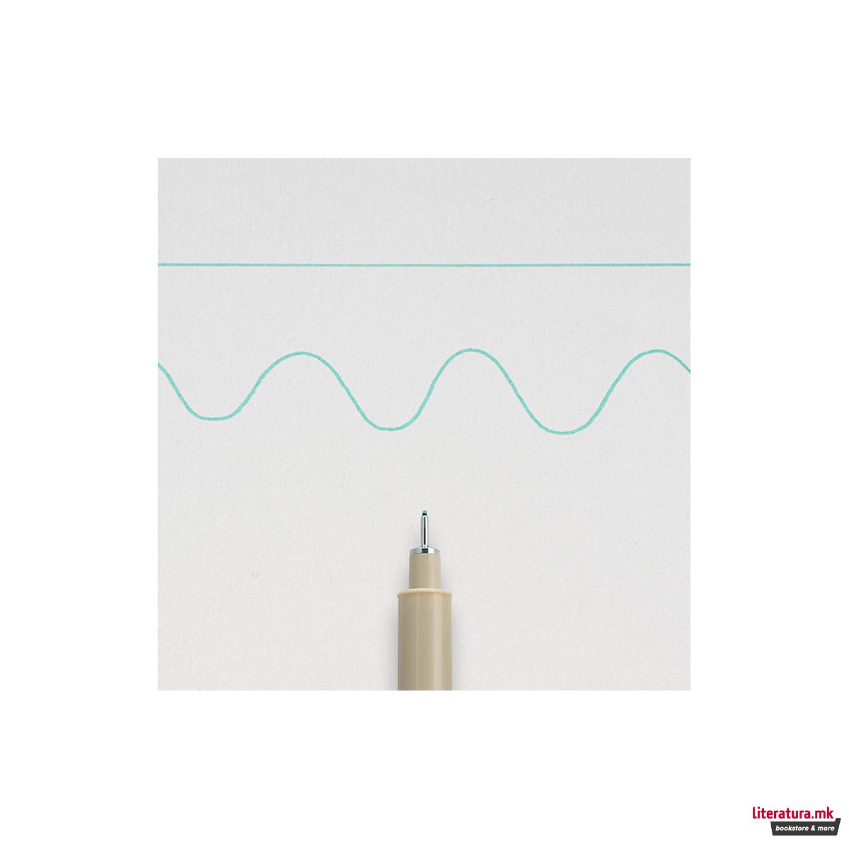 Фајнлајнер, Sakura, Pigma Micron 03, 0.35 мм, зелен 