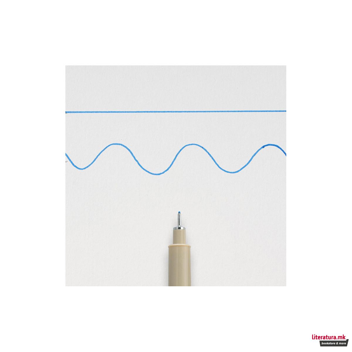 Фајнлајнер, Sakura, Pigma Micron 04, 0.4 мм, син 