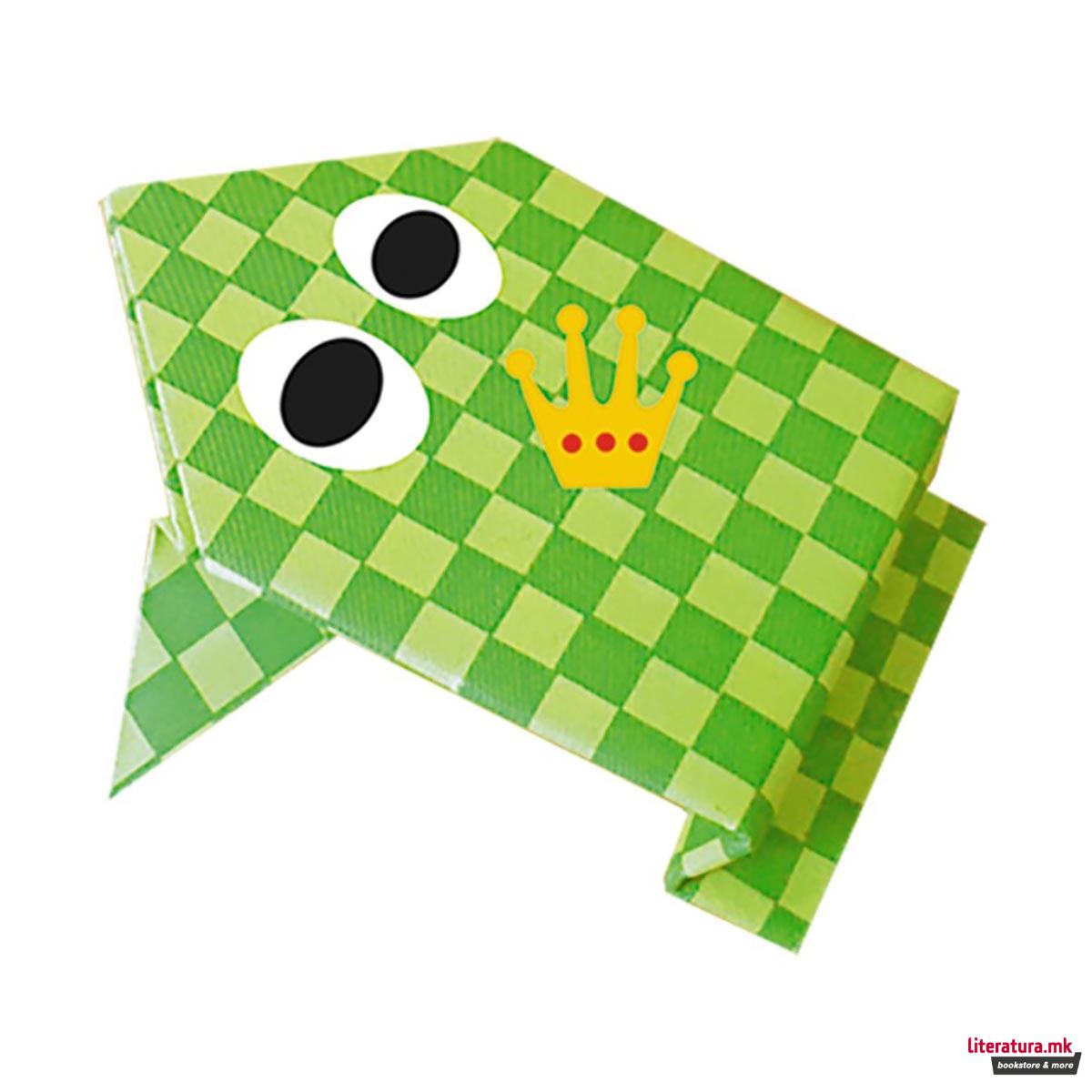 Забавно оригами -Жаби, 20 x 20 цм 