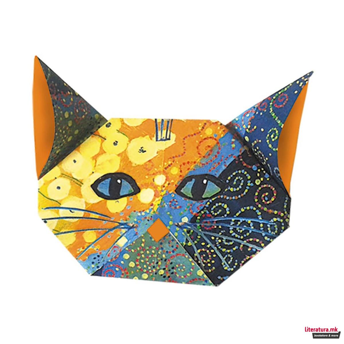 Уметничко оригами - Мачиња, Rosina Wachtmeister - Cats, 15 x 15 цм
