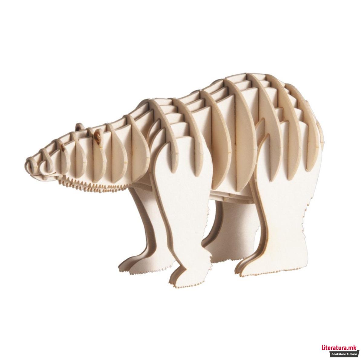 3D сложувалка - Поларна мечка 