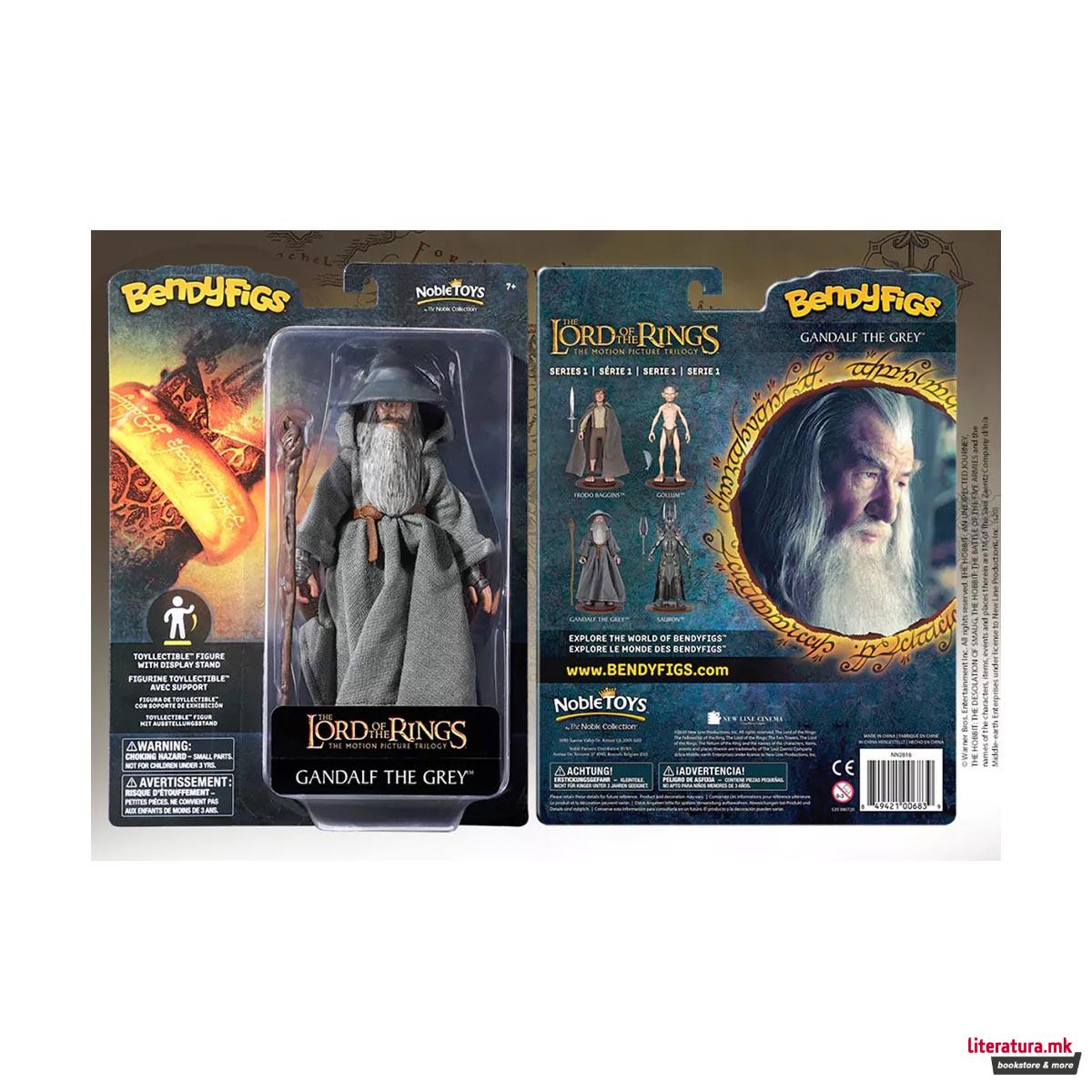 Фигура, Bendyfigs: Lord of the Rings - Gandalf the Grey 