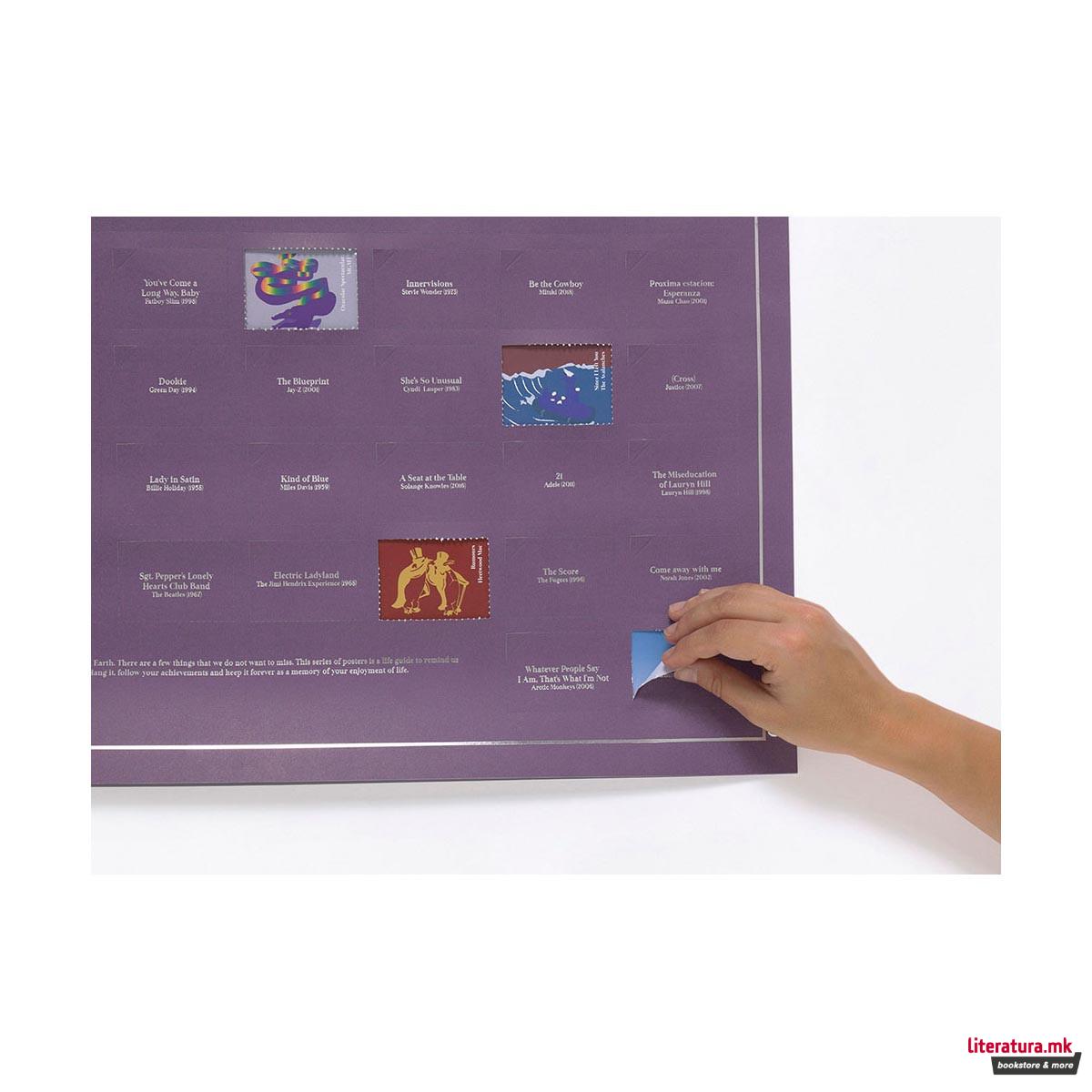 Постер, 100 Must-Do, Albums You Must Listen To Before You Die 