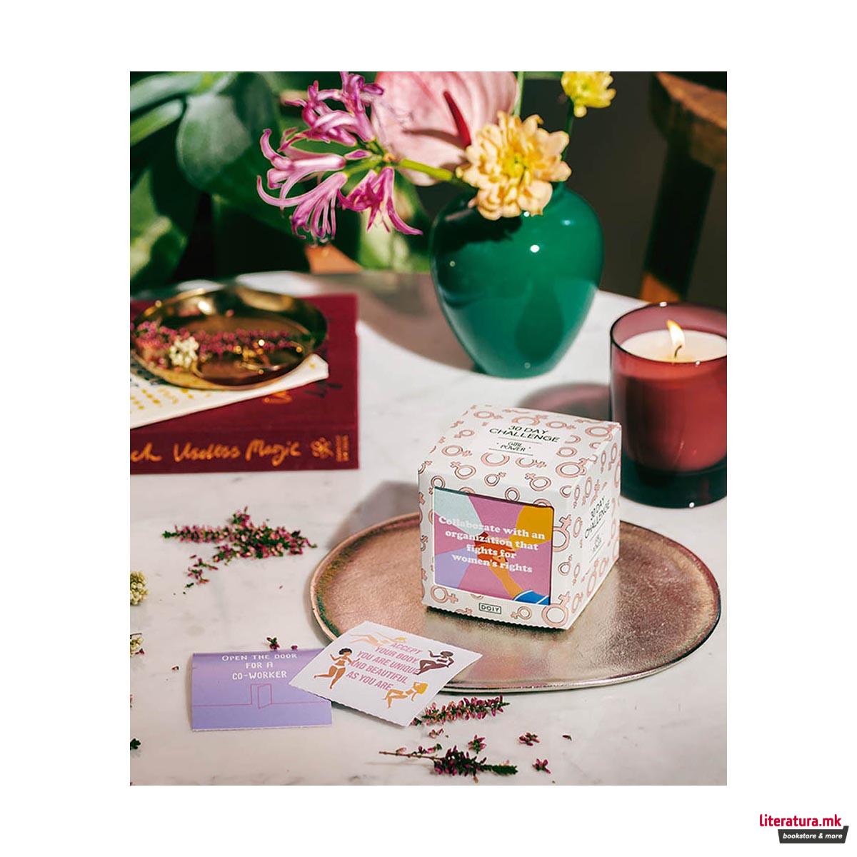 Картички за мотивација - Женска моќ, 30 Day Challenge - Girl Power 