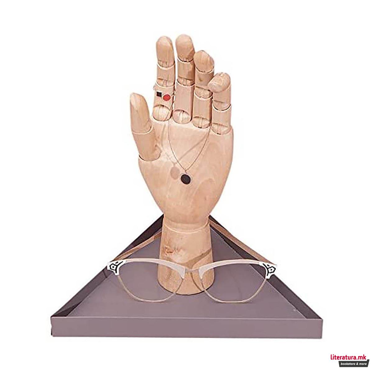 Држач за накит, The Hand, temnosiv 