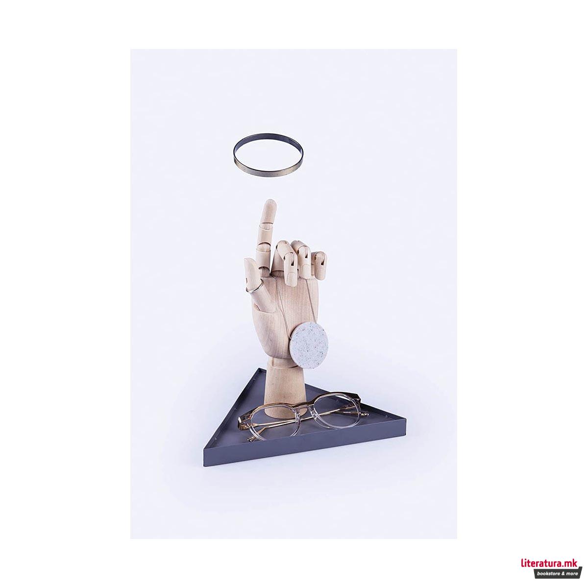 Држач за накит, The Hand, temnosiv 