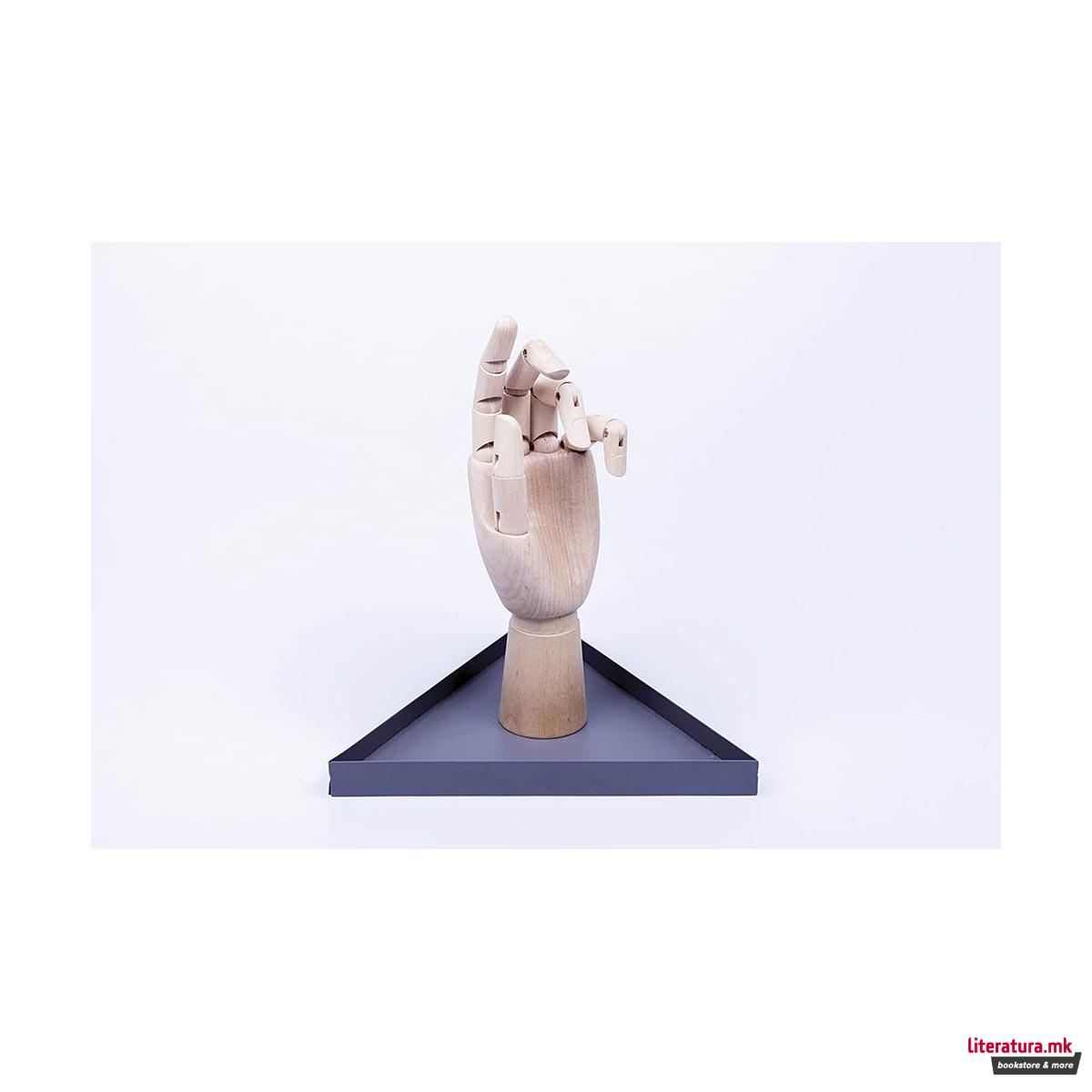 Држач за накит, The Hand, temnosiv 