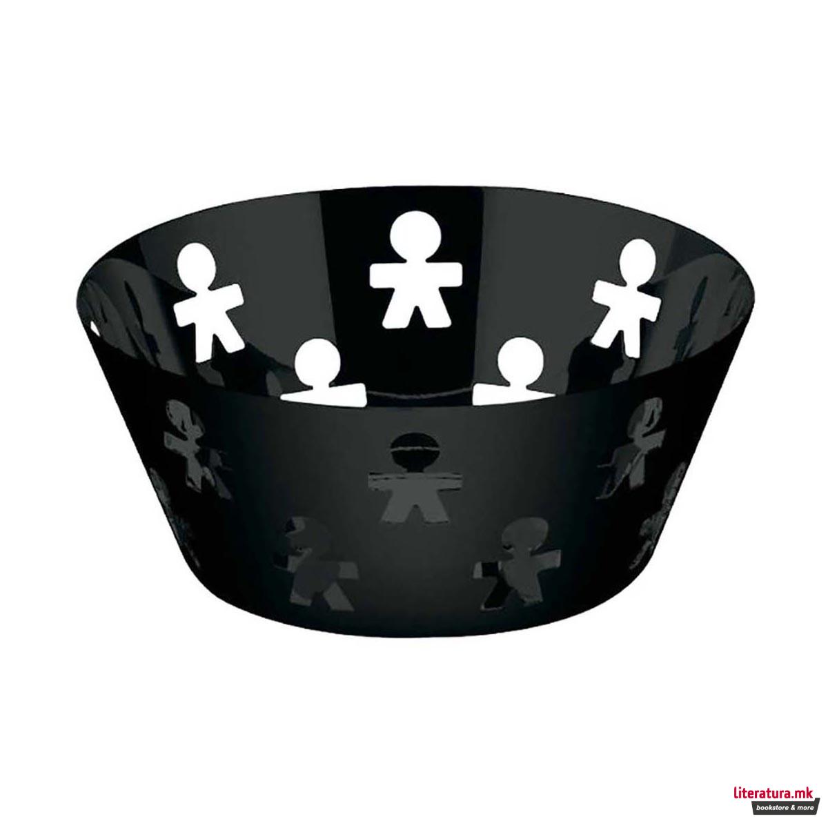 Корпа за овошје, Girotondo, средна, црнa 