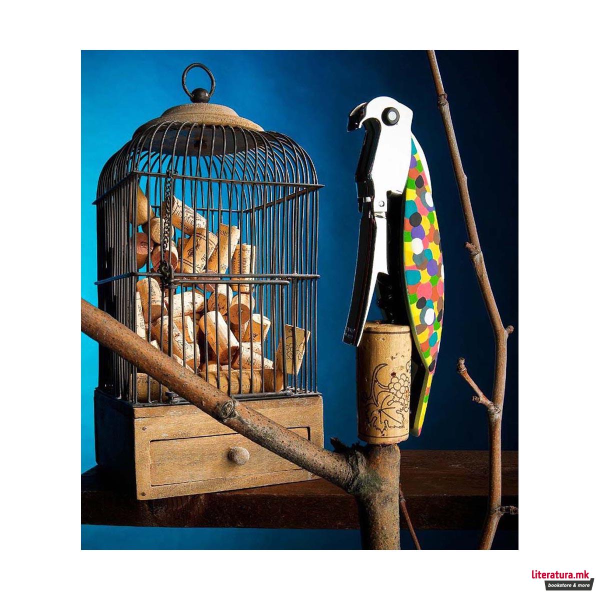 Отворач за шишиња, Parrot, шарен 