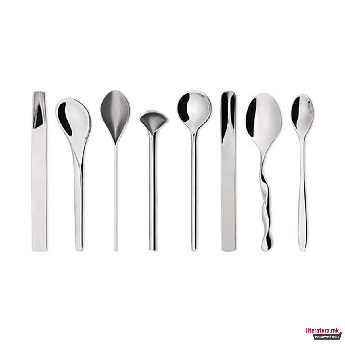 Сет од 8 лажички, Il caffè/tè Alessi 