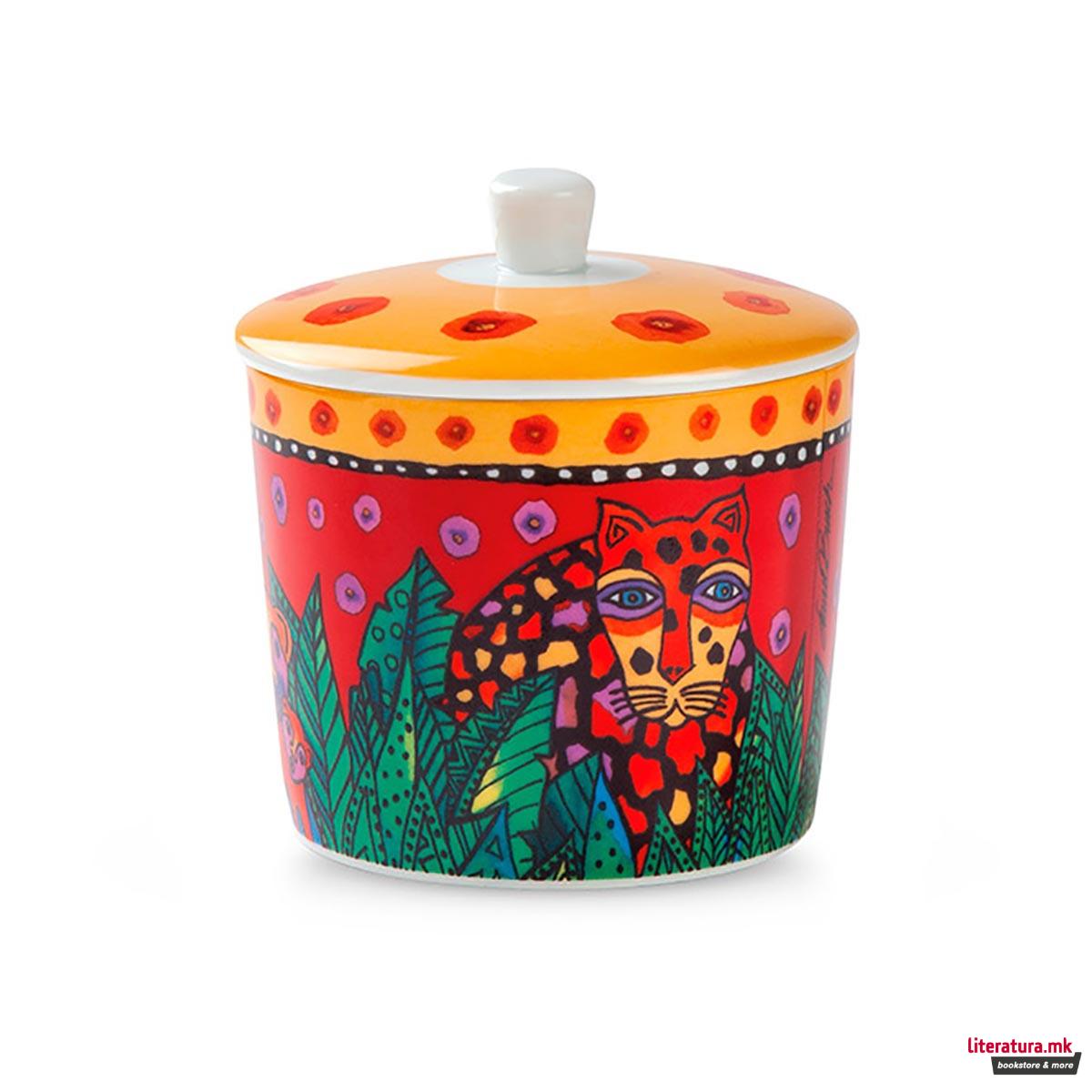 Сад за шеќер, Laurel Burch - Jungle, црвен 