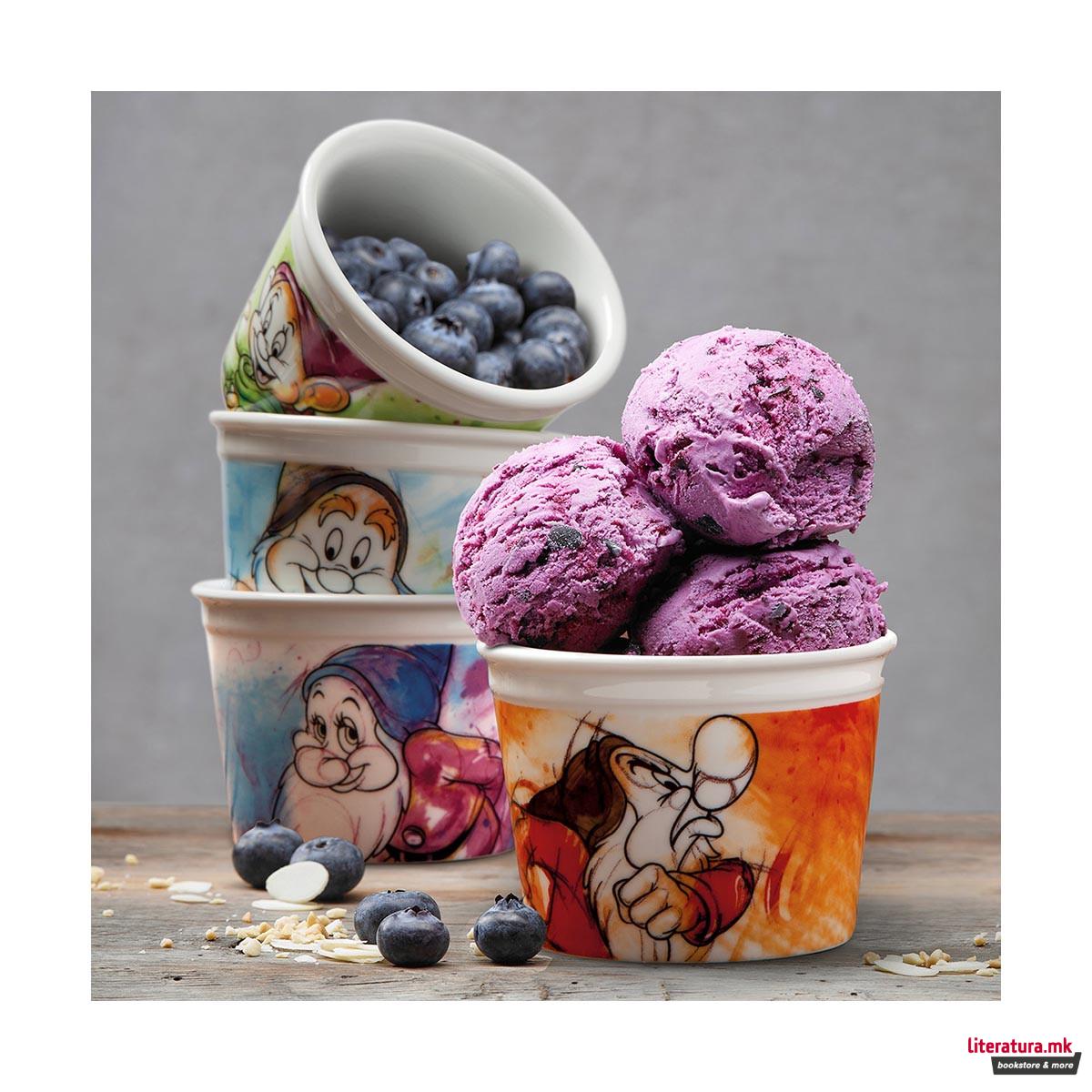 Чаша за сладолед со лажица, Disney, 7 Dwarfs - Dopey