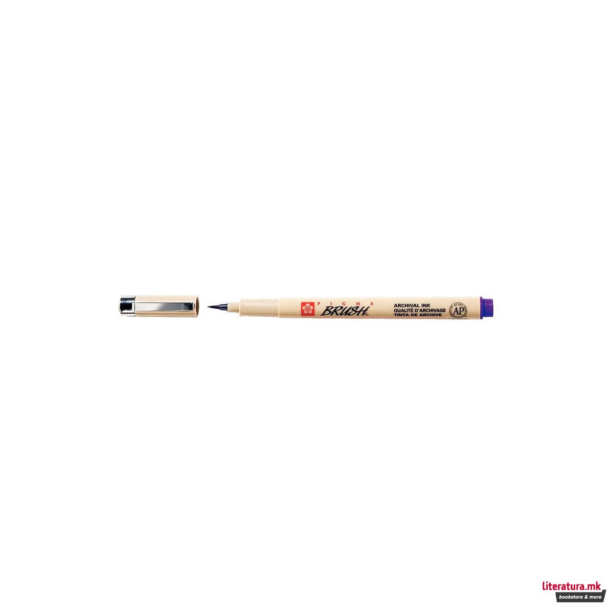 Брашпен, Sakura, Pigma Brush, виолетов 