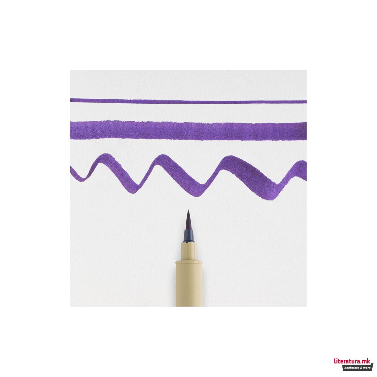 Брашпен, Sakura, Pigma Brush, виолетов 