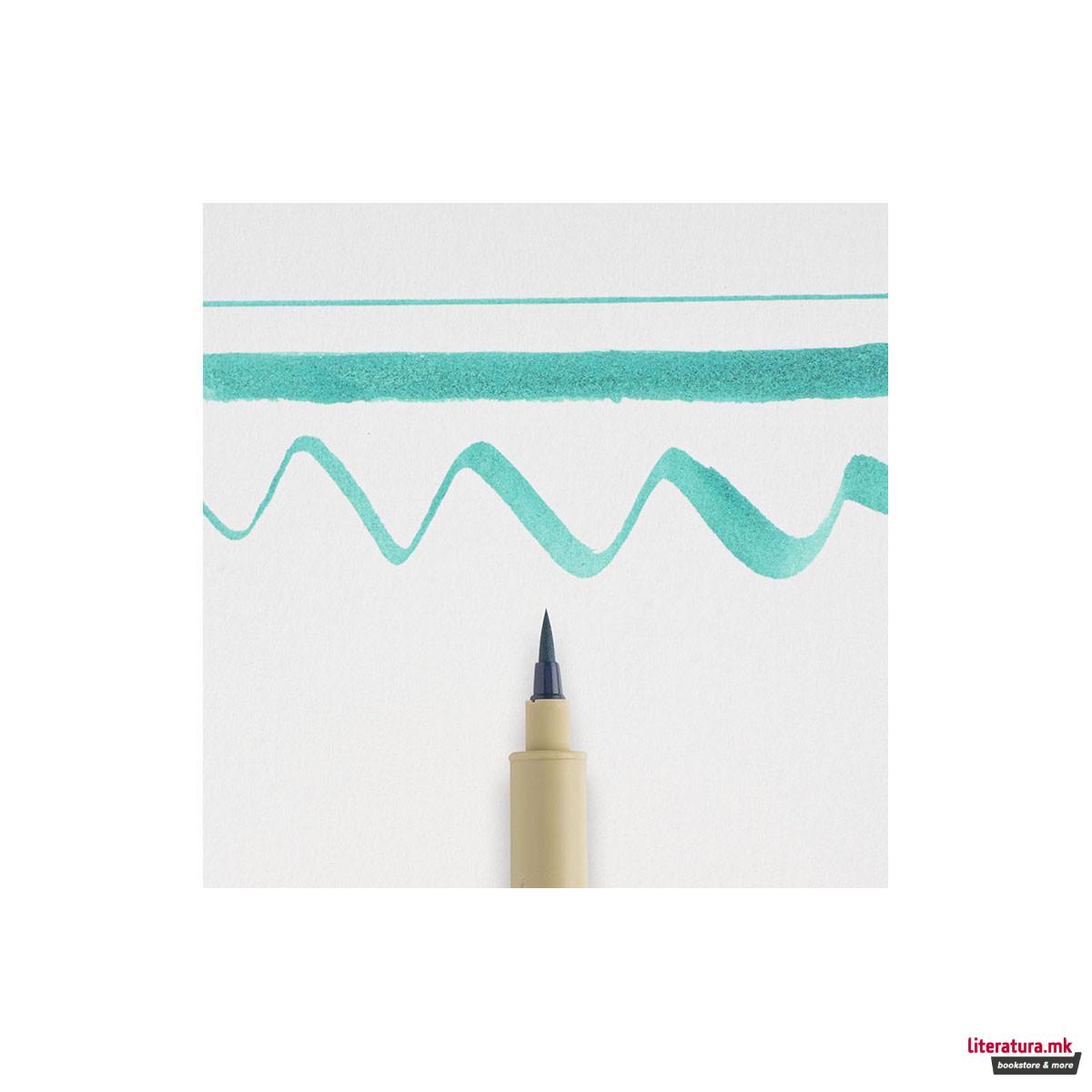 Брашпен, Sakura, Pigma Brush, зелен 