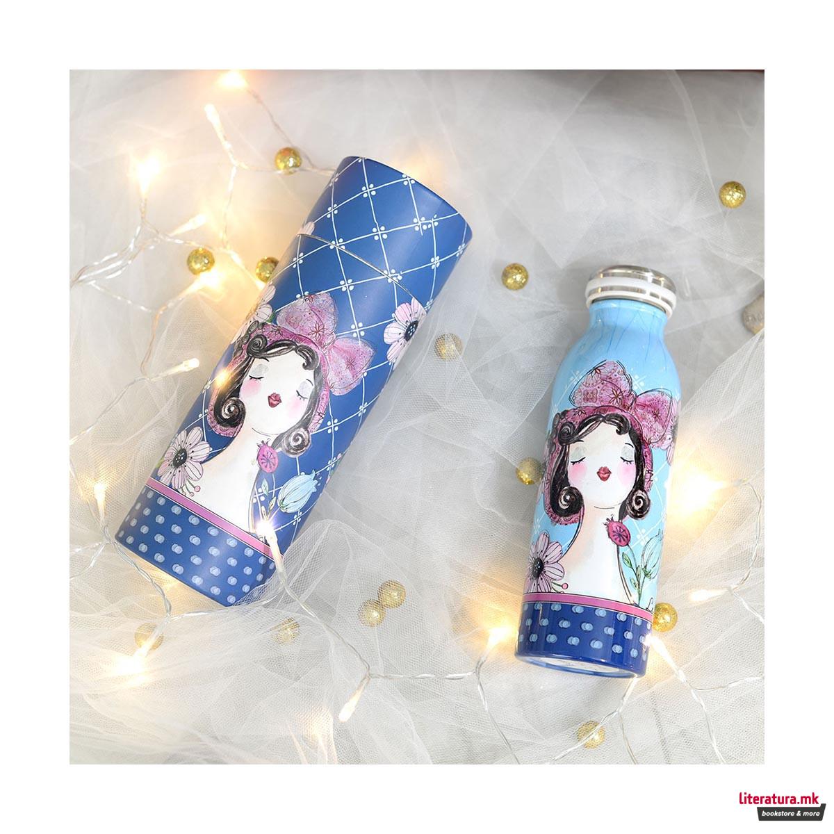 Термос, Le Pupazze, син, 500мл 