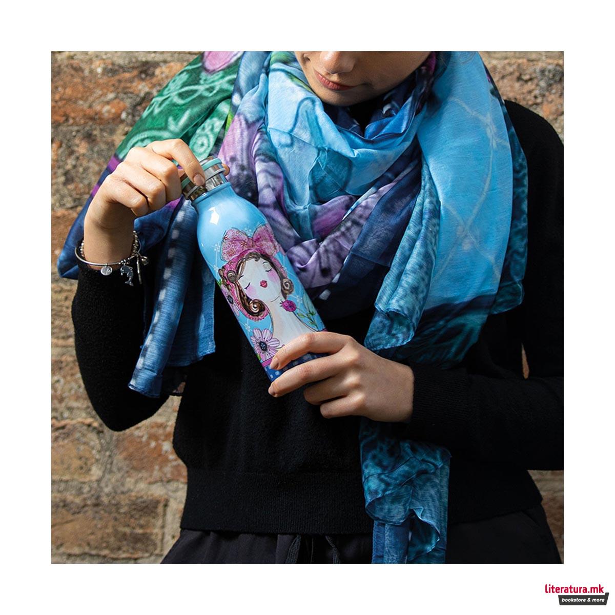 Термос, Le Pupazze, син, 500мл 