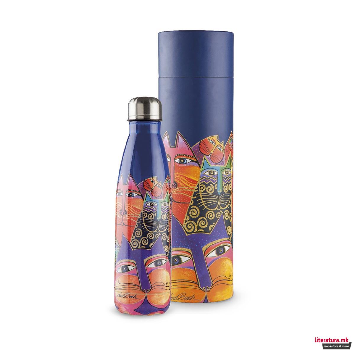 Термос, Laurel Burch - Jungle Songs, син, 500мл 