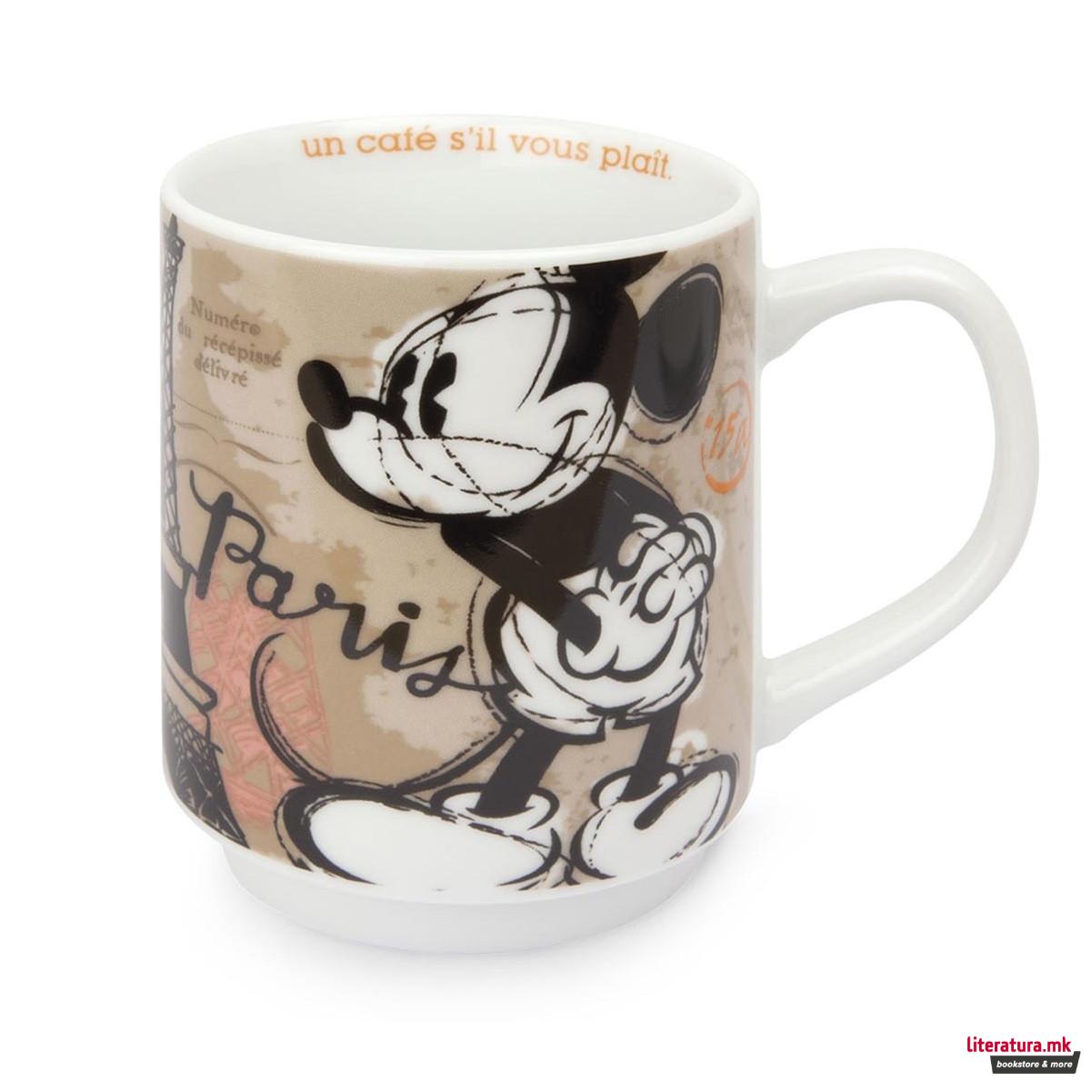 Сет - 2 шолји и 2 подлоги, Disney, Mickey Mouse City - Paris
