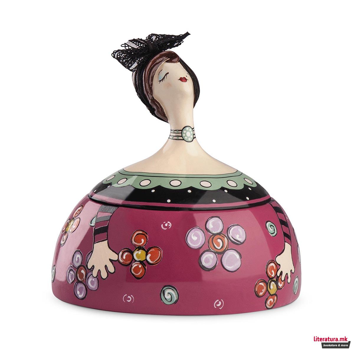 Сет од 2 кутии за накит, Le Pupazze, виолетови 