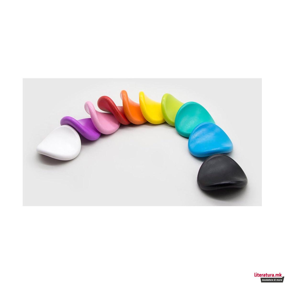 Мрсни боички - ergonomski, Jumbo Grip Crayons, 10 бои 