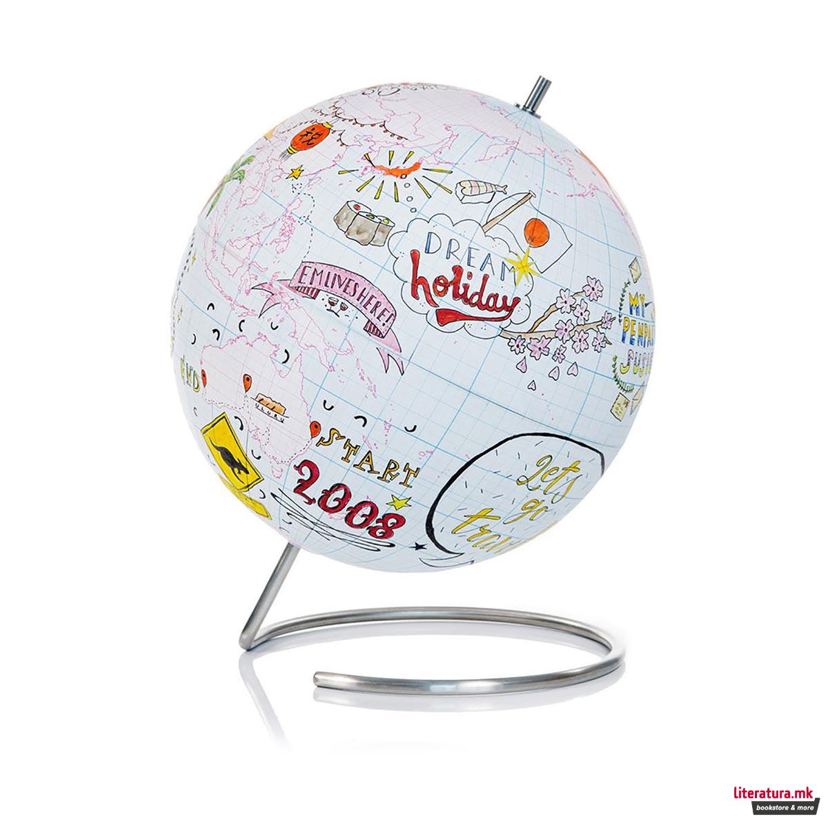 Глобус-дневник , Globe Journal, голем 