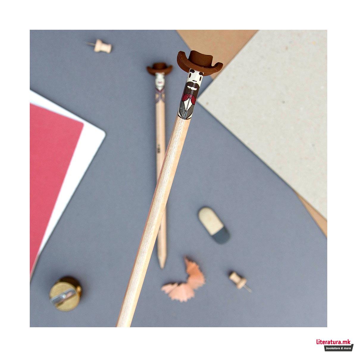 Сет од 2 моливи, Pencil People - Pancho & Jessie 