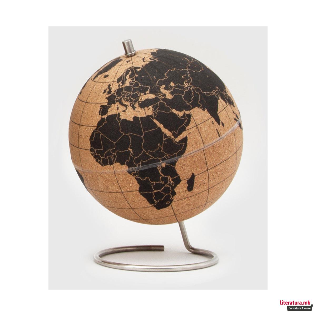 Плутен глобус, Cork Globe, мал, црн